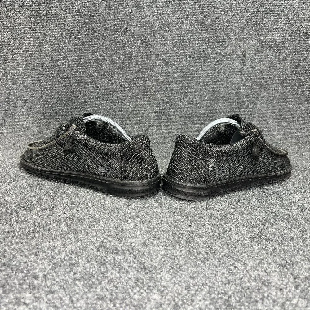 Hey Dude Wally Sox Micro Shoes Men's Size 9 Black Slip On Comfort Casual Loafers